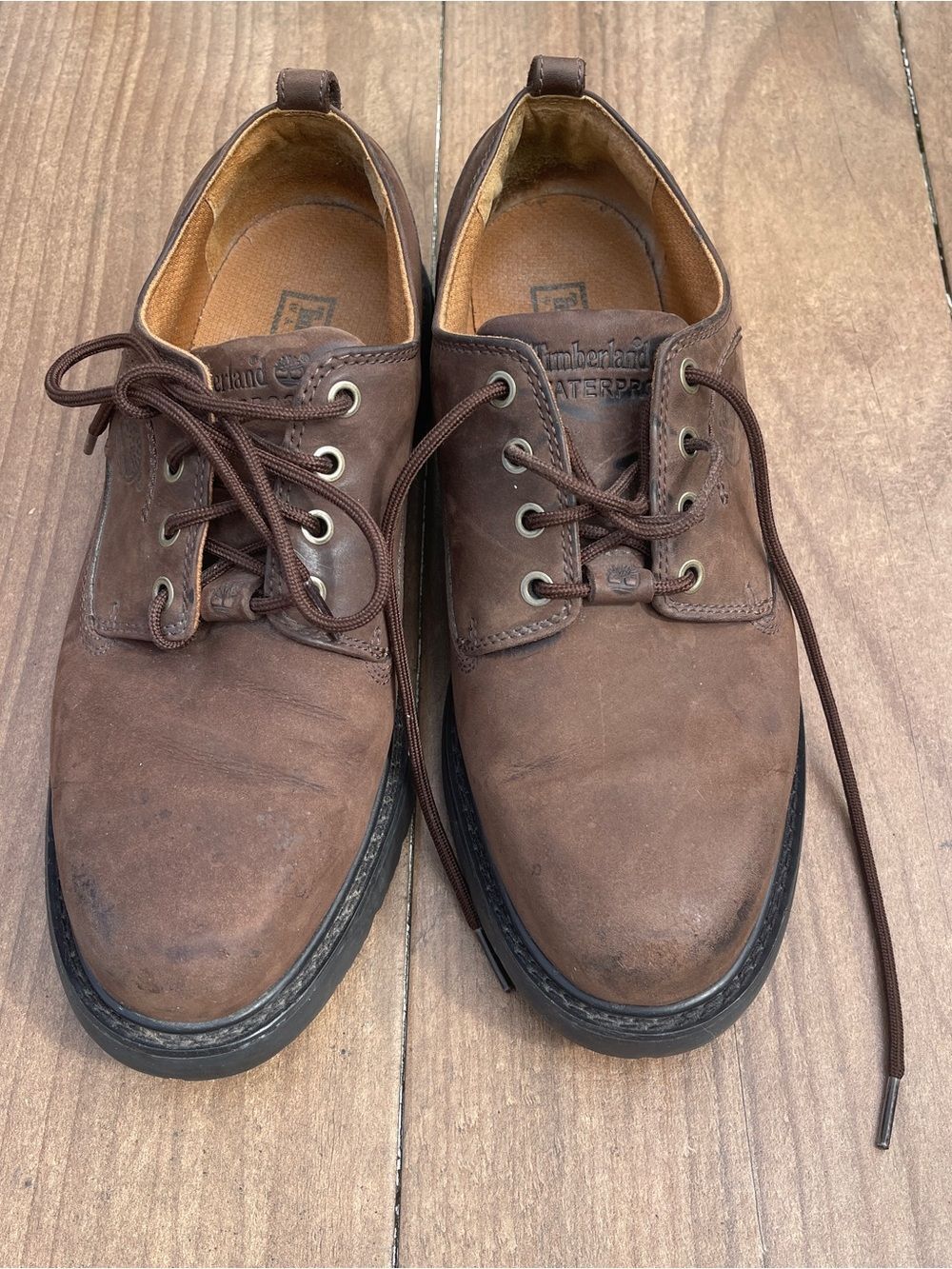 Timberland  Waterproof  Nubuck Oxford Lace Up Shoes, Men's US 10.5M